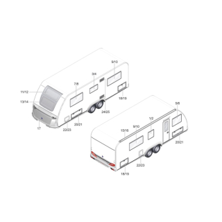 Fenster KNAUS Wohnwagen