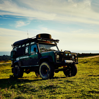 Dachgepäckträger für Land Rover Defender ab 1983 - 2016 CRUZ Stahl-Safari für Offroad