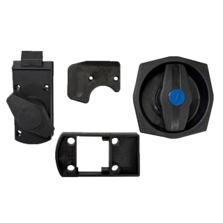 Schloss Aufbautüre außen komplett