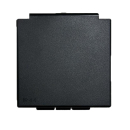 Klappendeckel Außensteckdose schwarz