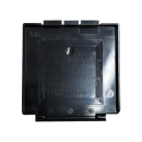 Klappendeckel Außensteckdose schwarz