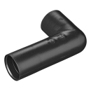 Reich Abwasser-Rohr 90° ungleich PE schwarz