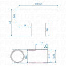 ReichAbwasser-Rohr T-Stück PE schwarz