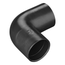 Reich Abwasser-Rohr Winkel 90° PE schwarz