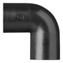 Reich Abwasser-Rohr Winkel 90° PE schwarz