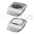 Dachhaube DeLuxe 400x400 mm transparent mit Ventilator