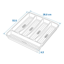 Besteckkasten 32,5 x 28,5 x 4,5 cm